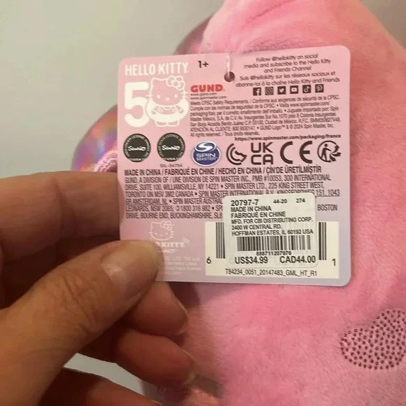Hello Kitty 50th Anniversary New with tags - Picture 5 of 7
